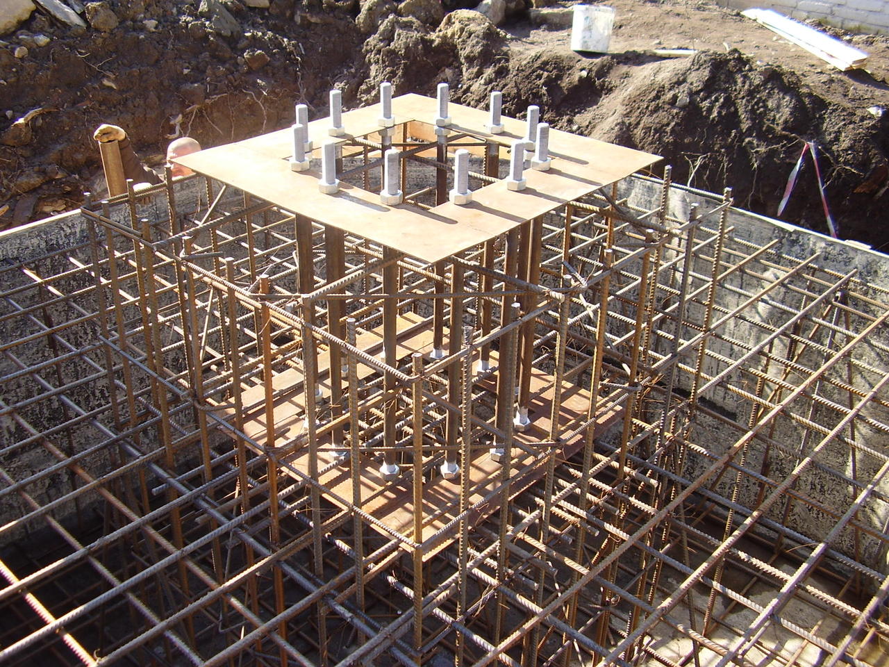фундамент бетон армирование